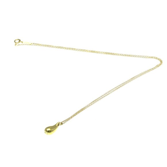 TIFFANY 18k Gold Teardrop Necklace - Picture 11 of 11
